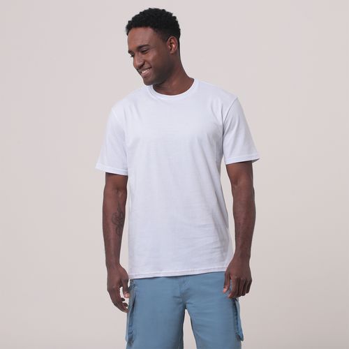 Camiseta Branca G6 - Fio Penteado Casual
