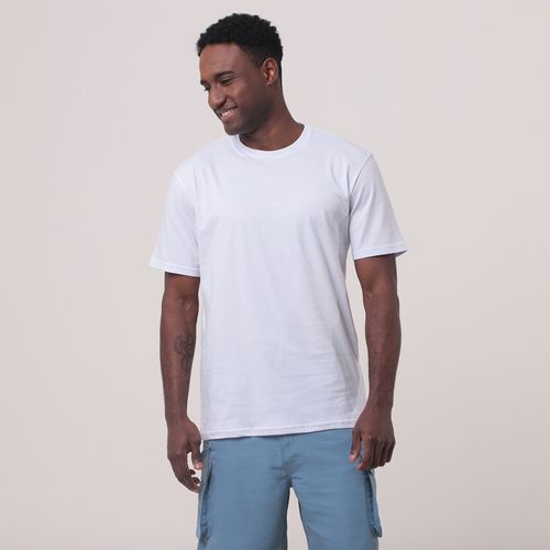 Camiseta Branca Gg - Fio Penteado Casual