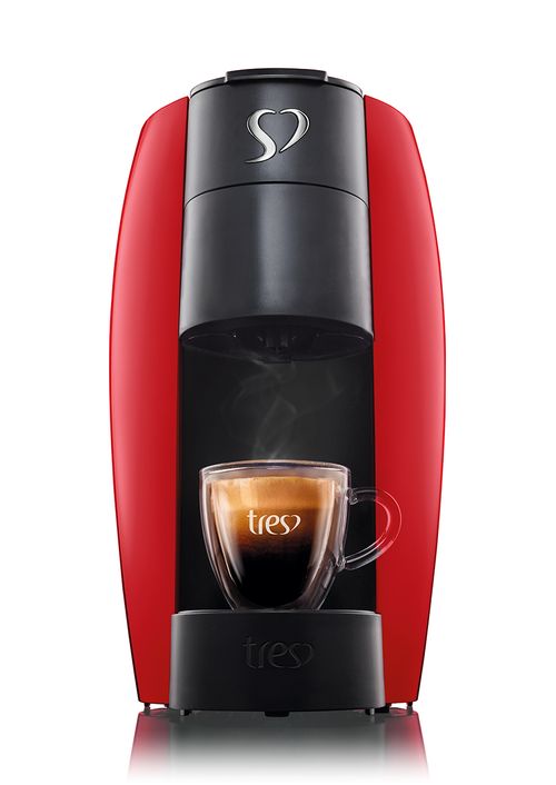 Cafeteira Espresso LOV Três Corações Automática 1250W Vermelho 110v