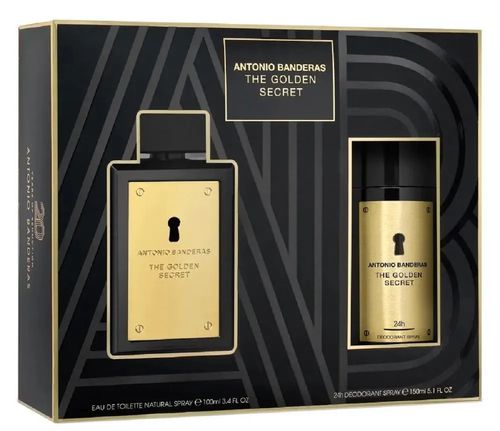 Antonio Banderas Kit The Golden Secret Eau de Toilette 100 ml + 24h Desodorante Spray 150 ml