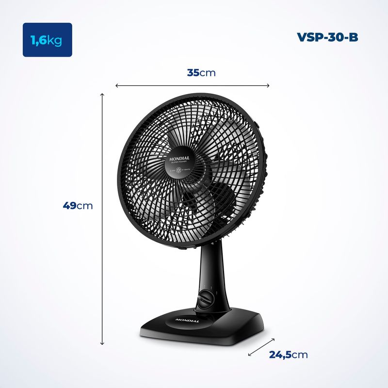 Ventilador-Mondial-30Cm-Vsp-30-B-110V