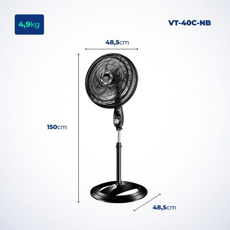 Ventilador-Mondial-Vt-40C-Coluna-40Cm--127V