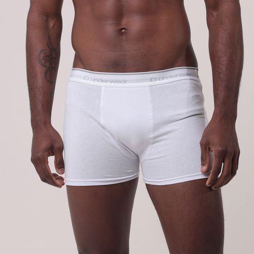 Cueca Boxer Branca Gg - Algodão App