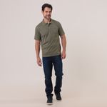 Polo-Manga-Curta-Id-Casual-Liso-Verde