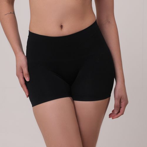 Calcinha Redutora Boxer Liso Preto - Trifil