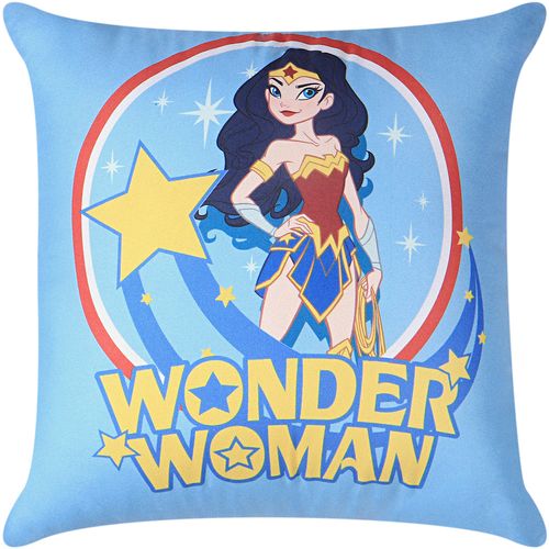 Almofada Microfibra 40X40 Cm Liga Da Justica Wonder Woman Laco  Verao 23 24