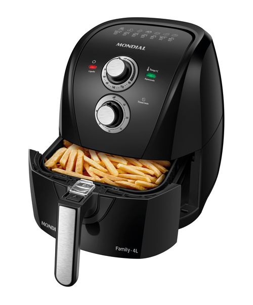 Fritadeira Mondial Preta 4L 127V 1500W Afn-40-Bfs