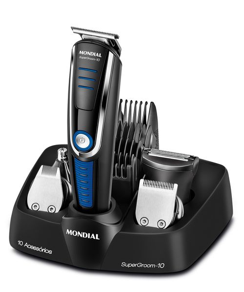 Aparador Pelos Super Groom 10 Bg-03 Mondial 6W Bivolt