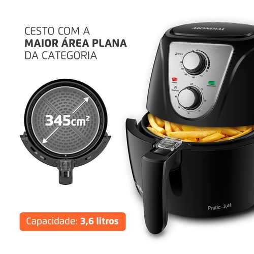 Fritadeira Pratic Mondial Af-36-Bi 1500W 127V