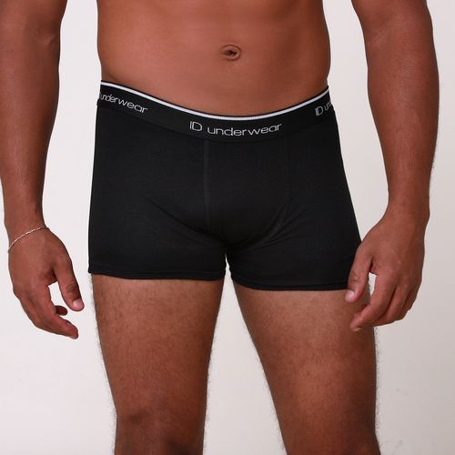 Cueca Boxer Baixo Relevo Tamanho P Preto - Id