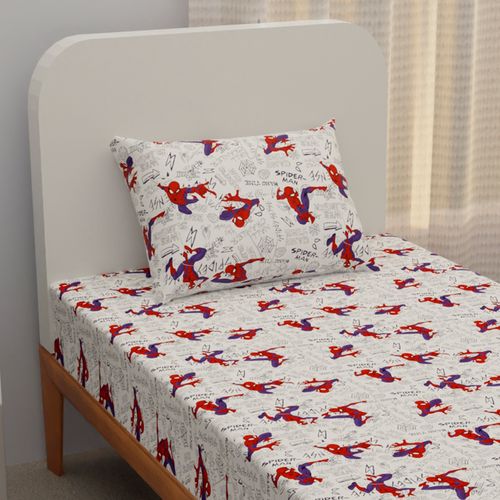 Jogo De De Cama Microfibra 2 Pcs Spider Man