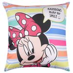 Almofada-Microfibra-40X40Cm-Minnie-Rainbows-Make-Me-Smile