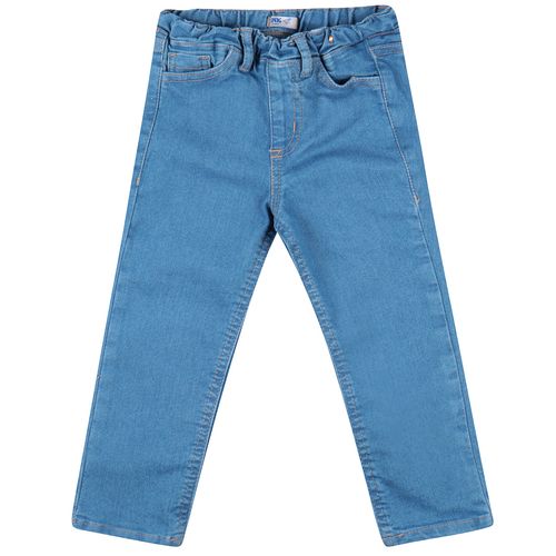 Calça Jeans Skinny Marmorizada Infantil - Ink