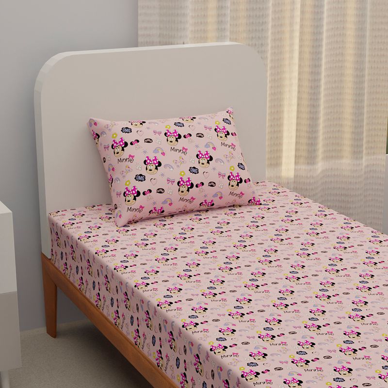 Jogo-De-Cama-Minnie-Go-For-It