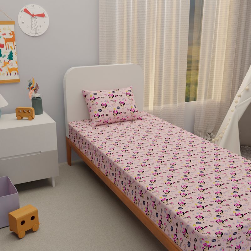 Jogo-De-Cama-Minnie-Go-For-It