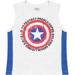 Camiseta-Sem-Manga-Infantil-Capitao-America-Branco---Marvel-