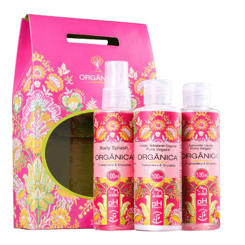 Kit Trio Orgânica Framboesa e Orquídea