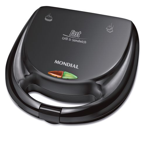 Sanduicheira Mondial Fast Grill e Sandwich S-12 220v Preto