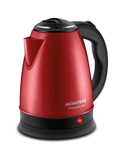 Chaleira Pratic Mondial Vermelha 220V CE-06-R