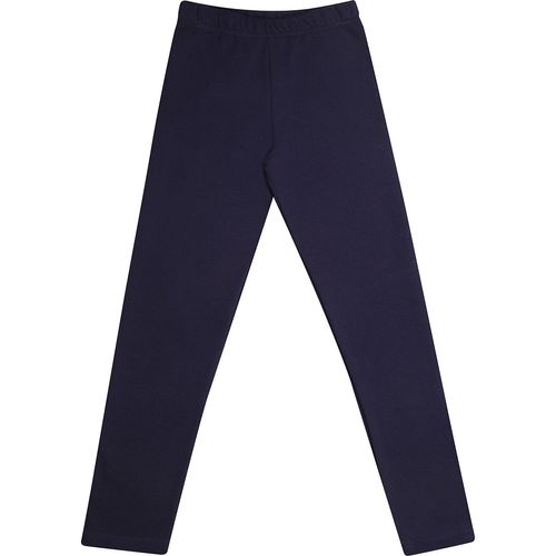 Calça Legging Infantil Moletom Azul - Yeapp