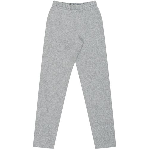 Calça Legging Infantil Moletom Cinza - Yeapp