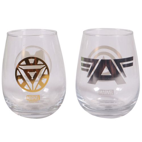 Caneca Bk Msa Marvel L Stor Young Adult 2 Pcs Crystal Glass Set Marvel Avengers 1026