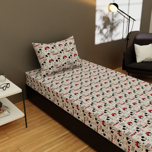 Jogo De Cama St Malha Mickey E Minnie Adulto Simply Bold