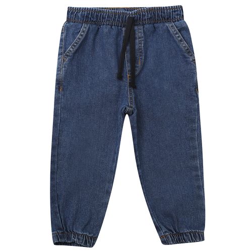 Calça Jogger Liso Jeans - INK