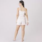 Pijama-Manga-Curta-Feminino-Adulto-Estampado-Branco