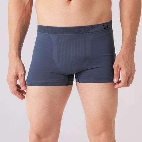 Kit Cueca Boxer Liso Azul - Dell Rio