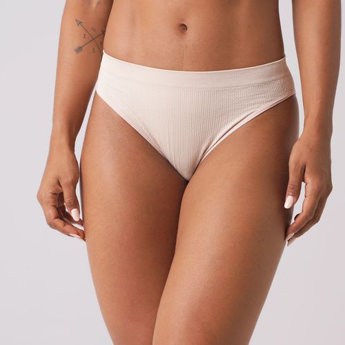 Kit 2 Calcinhas Branco/Areia