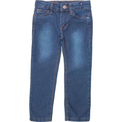 Calça Slim Stone Liso Jeans - INK