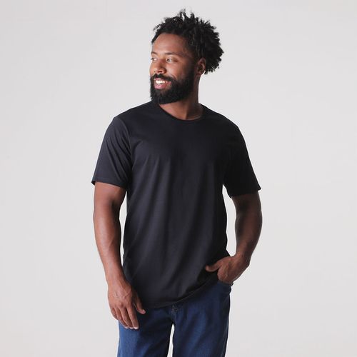 Camiseta Manga Curta Basic Pack G Preto