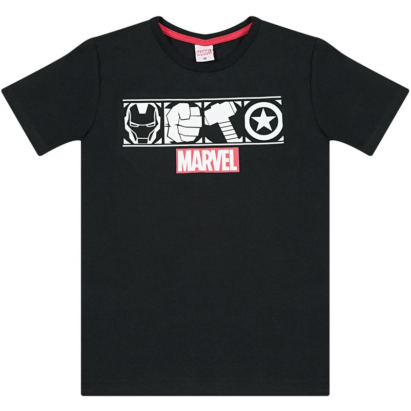 Camiseta-Infantil-Marvel--Preto---Marvel