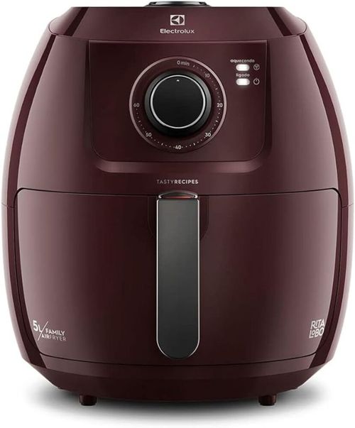 Fritadeira Elétrica Airfryer Family Efficient 5L Dark Red 220V