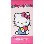 Toalha-De-Banho-Aveludada-Hello-Kitty-Lacos