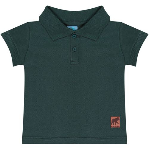 Polo Infantil Piquet Verde - Toys & Kids