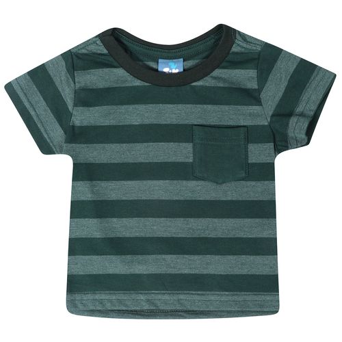 Camiseta Infantil Basica Verde - Toys & Kids