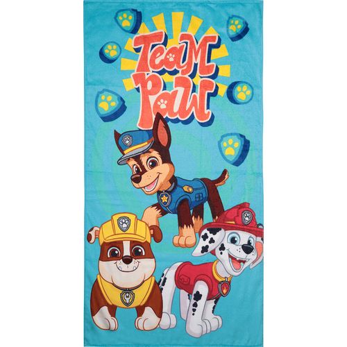 Toalha De Banho Aveludada Patrulha Canina Team Paw Inverno - Disney