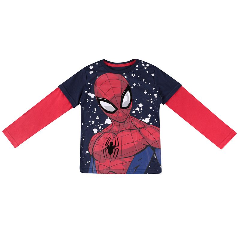 Camiseta-Infantil-Homem-Aranha-Marinho---Marvel