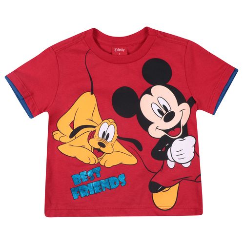 Camiseta Infantil Aber Later Vermelho - Disney V