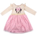 Vestido-Manga-Longa-Infantil-Saia-Tule-Minnie-Cru---Disney-V