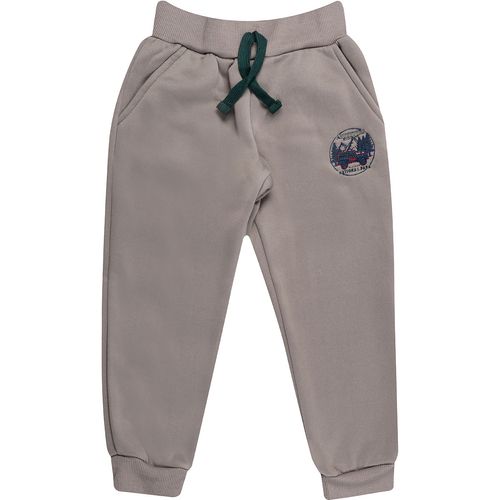 Calça Média Infantil Fleece Verde - Yeapp