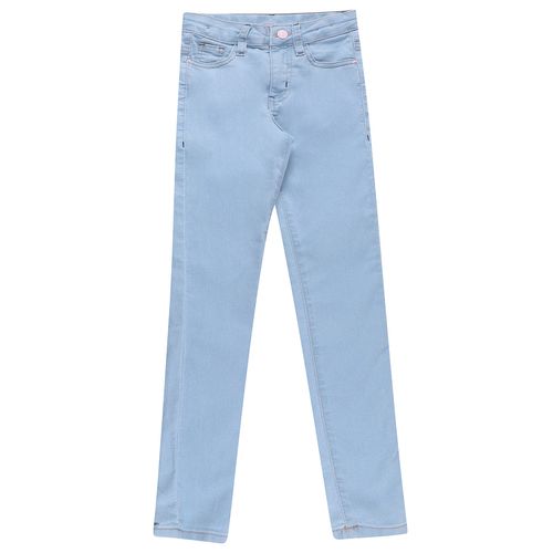 Calça Clareada Liso Jeans