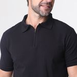 Polo-Manga-Curta-Cotton-Preto-com-Ziper---ID-Casual