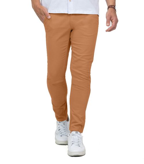 Calça Masculina Sarja Twill Diametro Marrom