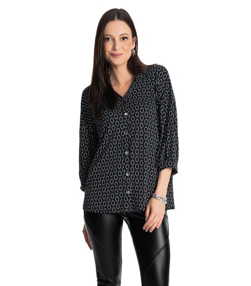 Camisa Feminina Elo Rovitex Preto