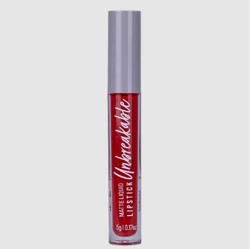 Batom Líquido Matte Lipstick  Unbreakable Thais Vermelho 5g Ana Hickmann