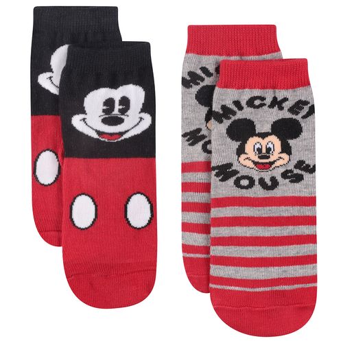 Kit Meia Soquete Infantil Mickey Sortido - Disney