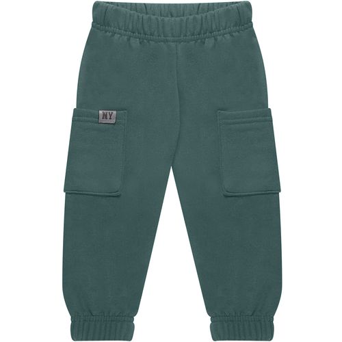 Calça Média Infantil Jogger Verde - Toys And Kids